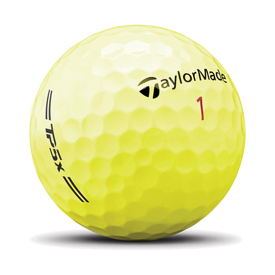 TaylorMade TP5X Golf Balls - Yellow