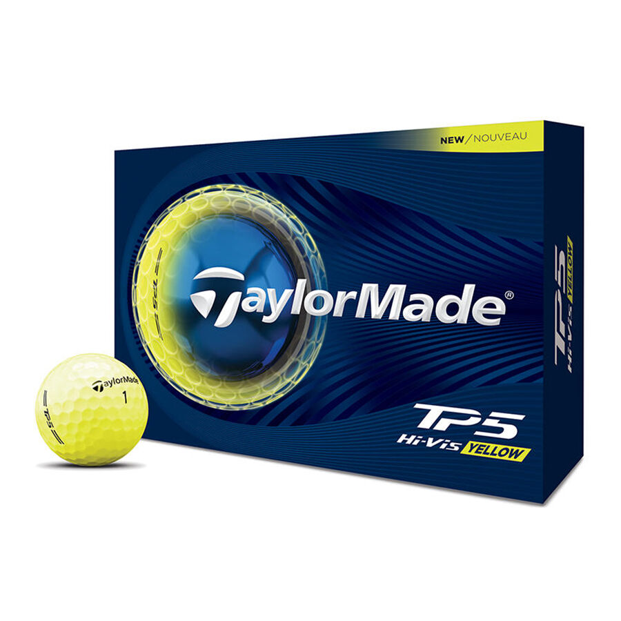 TaylorMade TP5 Golf Balls  Yellow